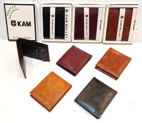 تصویر کیف پول مردانه کام تک جعبه دکمه دار men wallet kam tek box button