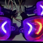 تصویر کیت راهنمای اسپرت موتور سیکلت نئونی ۴ عددی 