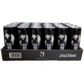 تصویر نوشیدنی انرژی زای بلک اصل ترکیه black bruin قوطی فلزی 500 میلی لیتری باکس 24 تایی 