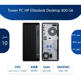 تصویر Tower PC HP Elitedesk Desktop 800 G6 