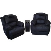 تصویر مبل ریلکسی یک نفره مدل راک JR3 مجموعه 2 عددی کنسولدار 