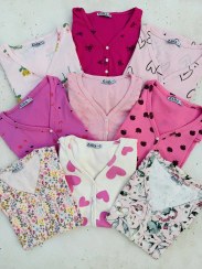 تصویر تیشرت کبریتی یقه هفت دکمه نماzara 