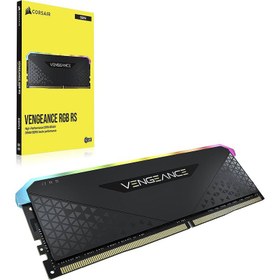 تصویر رم دسکتاپ DDR4 3600 مگاهرتز CL18 کورسیر مدل VENGEANCE RGB RS ظرفیت 16 گیگابایت Corsair Vengeance RGB RS DDR4 16GB 3600MHz CL18 Single Channel Ram