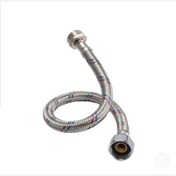 تصویر شلنگ پکیجی آلومینیم (نوع1) 50 سانتی متری سایز 1/2 