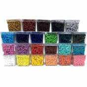 تصویر رنگ شمع سازی کامران مدل قرصی ساده و متالیک 