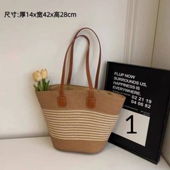 تصویر کیف حصیری زنانه خارجی - مدل ۴ 