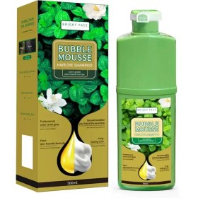 تصویر شامپو رنگ مو گیاهی حبابی بابل موس Bubble Mousse حجم ۵۰۰ میلی لیتر 