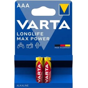 تصویر باتری نیم قلمی وارتا مدل High Energy Alkaline LR03AAA بسته 2 عددی Varta High Energy Alkaline LR03AAA Battery - Pack of 2