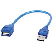 تصویر کابل افزایش طول 30 سانتی USB 2.0 30cm USB 2.0 extension cable