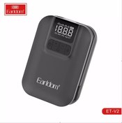 تصویر پمپ باد شارژی ارلدام مدل ET-V2 با نمایش دیجیتال 