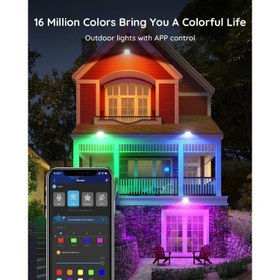 تصویر چراغ هوشمند ۴ تایی گووی مدل RGBIC 