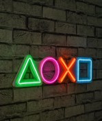 تصویر تابلو نئون گیم به همراه آداپتور 12ولت 3آمپر مدل NP-100803 Neon Sign Game Design With 12V 3A Adaptor NP-100803
