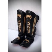 تصویر ساق بند ورزشی چرم ونوم مدل VENUM Sparring 