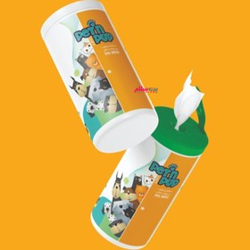 تصویر دستمال مرطوب حیوانات خانگی ( Pet'n pup Pet Wipes