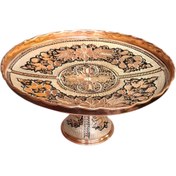 تصویر شیرینی خوری مسی نقره کوب 