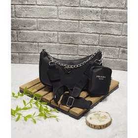 تصویر کیف مشکی پردا دو تکه 