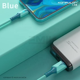 تصویر كابل شارژ ميكرو برند KONFULON مدلDC37 KONFULON micro charging cable model DC37