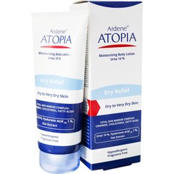 تصویر لوسیون مرطوب کننده قوی بدن حاوی 10 درصد اوره آتوپیا آردن ARDENE ATOPIA BODY LOTION 10% UREA