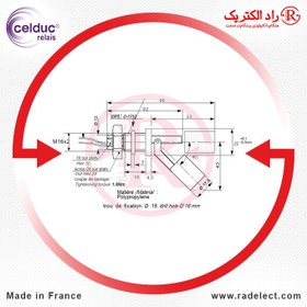 تصویر فلوتر سوئیچ کنترل سطح مایعات PTFA3315 سلدوک Celduc 