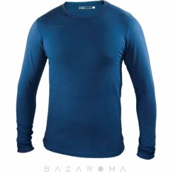 تصویر تیشرت ساده مشکی آستین بلند 