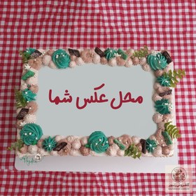 تصویر کیک تصویری با چاپ خوراکی - کیک و شیرینی خانگی مشهد | هایدین | کد: ZNB-142F 