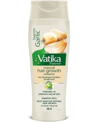 تصویر شامپو اورجینال برند Vatika مدل 400ml Garlic Shampoo کد 388657331 