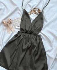 تصویر لباس خواب زنانه ساتن | لطیف، سبک، جذاب، مناسب استفاده شخصی یا هدیه 