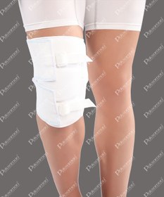 تصویر زانوبند طبی كشكک بسته پاک سمن<br><br><p class="align">Paksaman Adjustable Knee Support Closed Patella</p> 