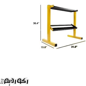 تصویر رک دمبل 2 طبقه خانگی مدل AGR007 