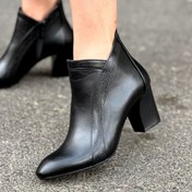 تصویر نیم بوت زنانه کد 300 سایز ۳۷ تا ۴۱ رنگ سیاه 