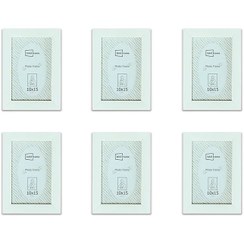 تصویر قاب عکس دیواری سایز 15*10 بسته 6 عددی فریم دوسانتی 