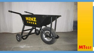 تصویر فرغون گلخانه ای ضد پوسیدگی MENZ برای مناطق مرطوب کشور. MENZ anti-rot greenhouse wheelbarrow for humid areas of the country.