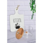 تصویر شکلات خوری 1طبقه درب چوبی لیمون 