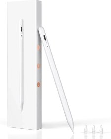 تصویر قلم لمسی Bazo-20 digital stylus (pen) along with the text “Bazo-20.”