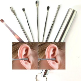 تصویر ست ۶ عددی پاکسازی گوش 