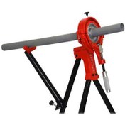 تصویر دستگاه برش و پخ لوله با سه پایه مربوطه 