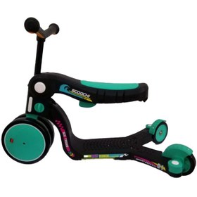 تصویر سه‌چرخه کودک مدل اسکوچی طرح ایزدی کد NO.2830 