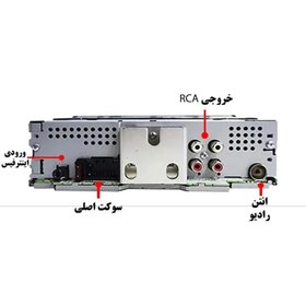 تصویر پخش پایونیر مدل Pioneer MVH-S125Ui . ضبط پایونر . پخش پایونر 