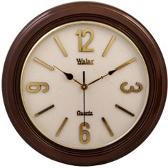 تصویر ساعت دیواری والار کد 102 - سفید Walar wall clock code 102