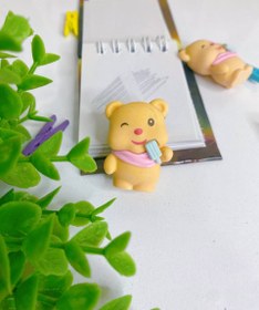 تصویر پاکن لگویی خرسی - خرس و بستنی قیفی 