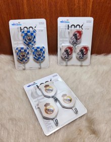 تصویر آویز چسبی هوک ۳ عددی 