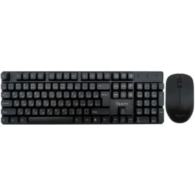 تصویر کیبورد و ماوس بی سیم وریتی مدل V-KB6141W Verity V-KB6141W wireless keyboard and mouse combo