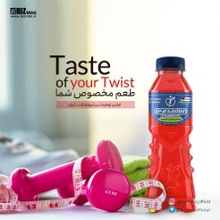 تصویر نوشیدنی ورزشی داینامین باکس 6 عددی توت فرنگی 