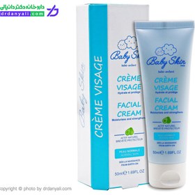 تصویر کرم مرطوب کننده صورت کودک بیبی اسکین 50 میلی لیتر Baby Skin Facial Cream 50ml