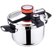 تصویر زودپز دوقلو کلیپسی یونیک آلمان 6+4 لیتر مدل DSD unique german twin pressure cooker 6 + 4 liters dsd model