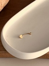 تصویر پیرسینگ ناف قلب 