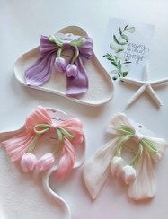 تصویر پاپیون گیره فرانسوی و انبری لاله 