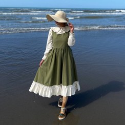 تصویر پیراهن پاییزان سبز 