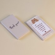 تصویر کارت تشکر خرسی 