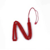 تصویر تسبیح سندلوس آلمانی عنابی تراش استوانه ای 